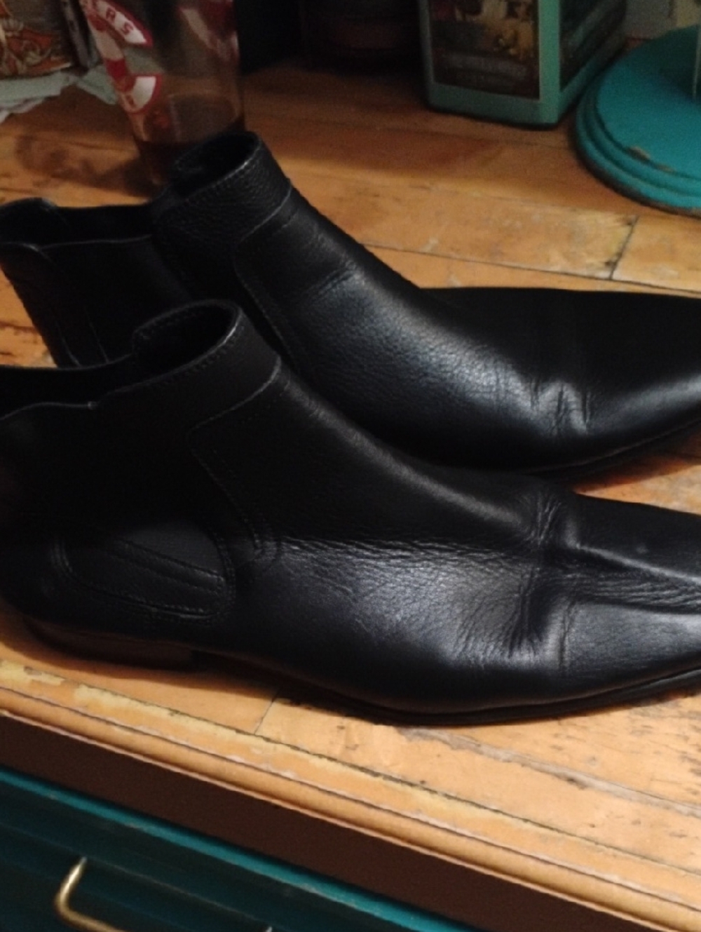 Calvin Klein Clarke Boot Shoe BLACK 34F0685 Sz 11 EPLC